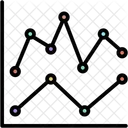 Grafico De Dados Crescimento Negocios E Financas Ícone