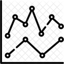 Grafico De Dados Crescimento Negocios E Financas Ícone