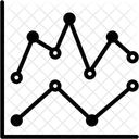 Grafico De Dados Crescimento Negocios E Financas Ícone
