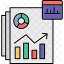 Grafico De Dados Analise De Dados Estatistica Ícone