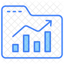 Dados Grafico Analise Ícone