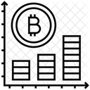 Grafico De Datos Grafico De Criptomonedas Representacion Grafica Icono