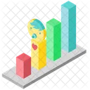 Desarrollo Grafico Crecimiento Del Bebe Icono