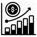 Crescimento Economico Grafico De Crescimento Crescimento De Vendas Ícone