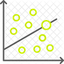Grafico De Dispersao Grafico De Dispersao Grafico De Bolhas Ícone