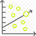 Grafico De Dispersao Grafico De Dispersao Grafico De Bolhas Ícone