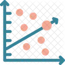 Grafico De Dispersao Grafico De Dispersao Grafico De Bolhas Ícone