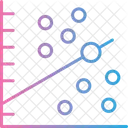 Grafico De Dispersao Grafico De Dispersao Grafico De Bolhas Ícone