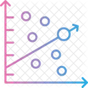 Grafico De Dispersao Grafico De Dispersao Grafico De Bolhas Ícone