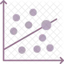 Grafico De Dispersao Grafico De Dispersao Grafico De Bolhas Ícone