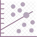 Grafico De Dispersao Grafico Dispersao Ícone