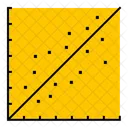 Grafico De Dispersao Grafico De Dispersao Grafico De Pontos De Dados Ícone