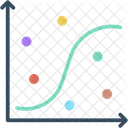 Grafico De Dispersao Dispersao Grafico Ícone