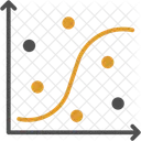 Grafico De Dispersao Dispersao Grafico Ícone