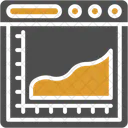 Grafico De Dispersao Negocios E Financas Analise Ícone