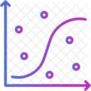 Grafico De Dispersao Dispersao Grafico Ícone