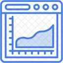 Grafico De Dispersao Negocios E Financas Analise Ícone