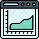 Grafico De Dispersao Negocios E Financas Analise Ícone