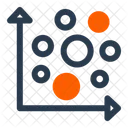 Diagrama De Dispersao Dados Grafico Ícone