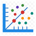 Grafico De Dispersao Grafico De Dispersao Grafico De Dispersao Ícone