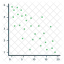 Grafico De Dispersao Grafico De Dispersao Grafico De Dispersao Ícone