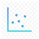 Grafico De Dispersao Grafico De Bolhas Grafico De Dispersao Ícone