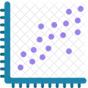 Grafico De Dispersao Dispersao Grafico Ícone