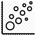 Grafico De Dispersao Grafico Mapa De Calor Ícone