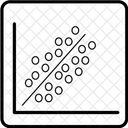 Grafico De Dispersao Grafico De Dispersao Grafico De Bolhas Ícone