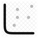 Dispersión de gráficos  アイコン