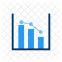 Grafico De Doble Eje Negocios Informe Icono