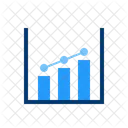 Grafico De Eixo Duplo Grafico Analise Ícone