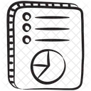Grafico De Estadisticas Informe Comercial Archivo Corporativo Icono