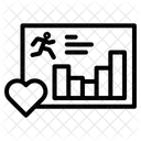 Grafico De Execucao Processo Estatistico Dados Continuos Ícone