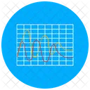 Streamgraph Grafico De Curva Estatisticas Ícone