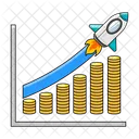 Grafico Financas Infografico Ícone