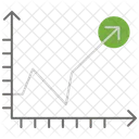 Gráfico de inclinação  Ícone