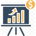 Grafico De Inversion Analisis Dolar Icono