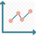 Grafico De Lineas Grafico De Lineas Estadisticas Icon