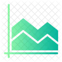 Grafico De Lineas Negocios Y Finanzas Comparativo Icono