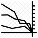 Grafico De Lineas Grafico Linea Icono