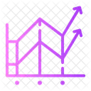 Grafico De Lineas Estadisticas Infografia Icono