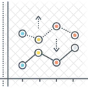 Grafico De Lineas Ml Icono