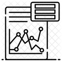 Grafico De Lineas Grafico De Lineas Diagrama De Lineas Icono