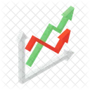 Analisis De Datos Grafico De Lineas Grafico De Lineas Icono