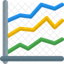 Grafico De Lineas Grafico De Lineas Grafico Icono