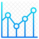 Grafico De Lineas Grafico De Crecimiento Grafico De Crecimiento Icono