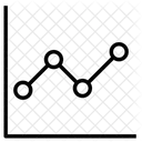 Grafico De Lineas Informe Grafico De Finanzas Icono