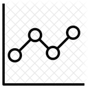 Grafico De Lineas Economia Analisis Icono