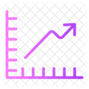 Gráfico de líneas  Icono